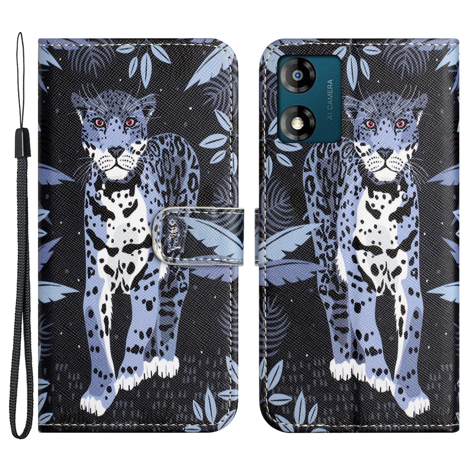 Wallet Case For Motorola Moto E13 4G Flip PU Leather 3D Pattern Printing Stand Phone Cover Wallet Case For Motorola Moto E13 4G Flip PU Leather 3D Pattern Printing Stand Phone Cover